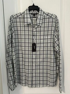 Camisa Para Hombres Michael Kors Abotonada 2XL Calce Ajustado Nueva con Etiquetas  Foto 1 de 3