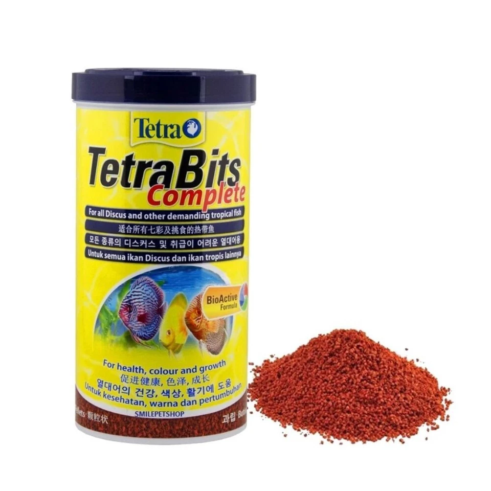 Tetra Bits Complete Premium Fish Food Slow-Sinking Granules for Discus 93g - Image 1 of 4