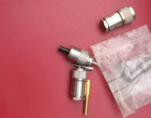 Vintage złącza koncentryczne RF Adaptery Test szynki posrebrzane BNC / TNC / N - Zdjęcie 1 z 2