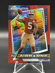 2021 Panini Rookies & Stars Crusade Red Prizm Trey Lance RC CR-22 Cowboys 49ers - Picture 1 of 2