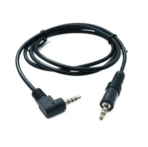 SYSTEM-S Audio Klinke Kabel 100 cm 3,5 mm TRRS Stecker zu Stecker Winkel AUX - Bild 1 von 5