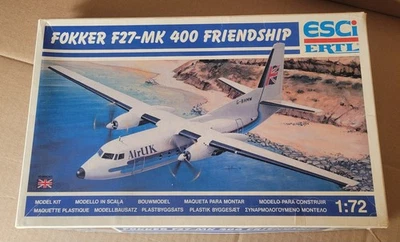 1/72 ESCI ERTL Fokker F27-MK 400 Friendship AirUK G-BHMW - NOB - Image 1 of 4