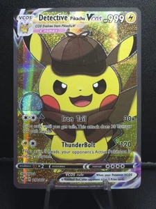 Pikachu Detective Pikachu Cosplay Cute Doujin ACG HOLO Card - Near Mint C. - Picture 1 of 3