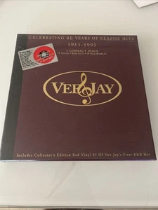 Vee Jay Celebrating 40 Years of Classic Hits SEALED 3 CD's BOX SET + Booklet - Picture 1 of 5