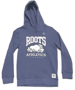New Youth Girls Roots Athletics Canada Hoodie Purple Size XL 18-20 - Picture 1 of 9