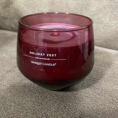 Yankee Candle Holiday Zest tarro de 10 OZ colección de estudio con aceites esenciales NUEVO Foto 1 de 4