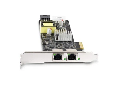 StarTech 2-Port 2.5Gbps NBASE-T PoE Network Card, Dual Intel I225-V, 802.3af/at - Image 1 of 4