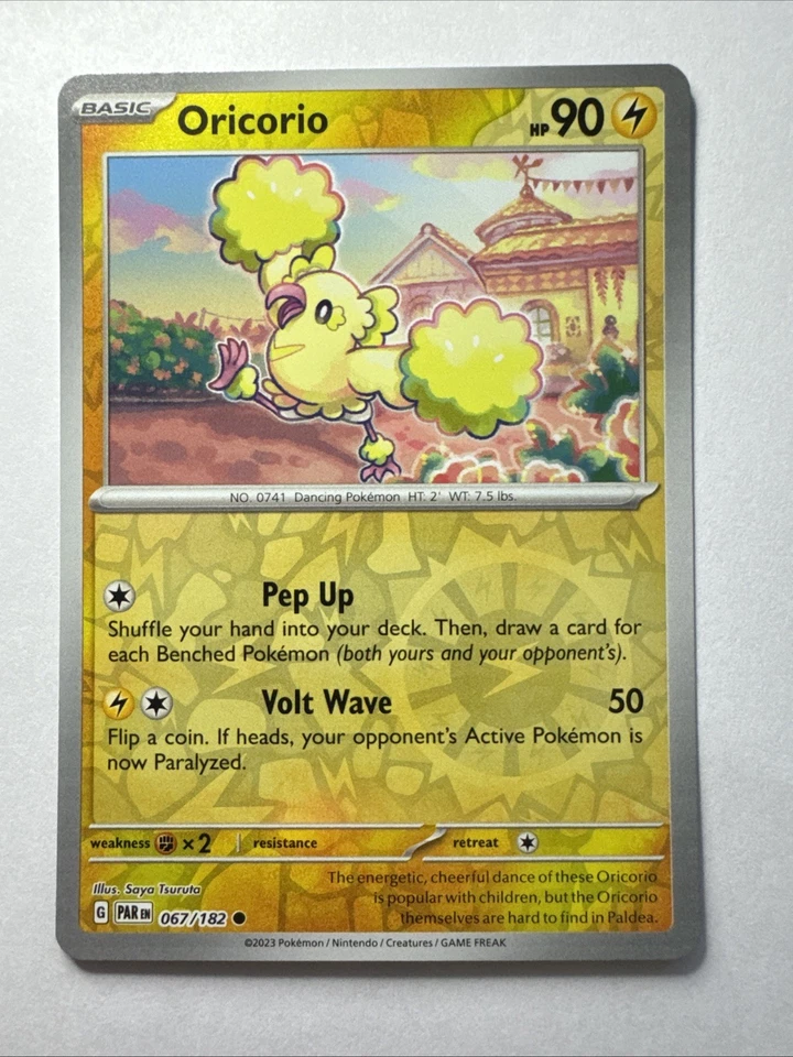 Oricorio 067/182 SV04: Paradox Rift Reverse Holo - Image 1 of 1