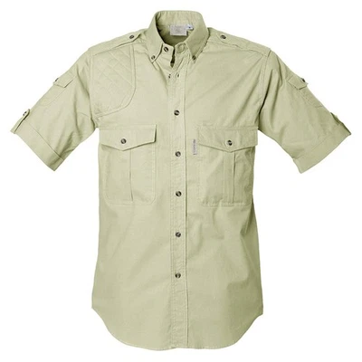 Camisa de piedra de manga corta TAG SAFARI para hombre (MS-041S/S-P867-S) Foto 1 de 4