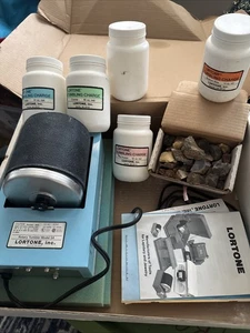 Lortone 3A Rock Tumbling Kit Single Barrel Rotary Rock Tumbler - Picture 1 of 8