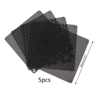 80mm Computer Chassis Filter Mesh PC for Case Fan Cooler Dustproof Cover PVC Fil - Image 1 of 4