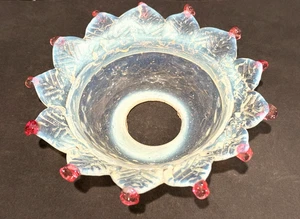 Opal Murano Glass Bobeche, Ø 150 mm, 35 mm Hole, for Murano Chandeliers - Picture 1 of 6