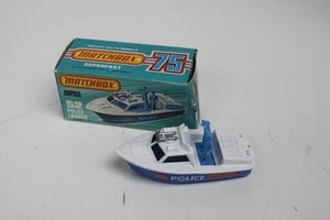 Matchbox #52 Police Launch Superfast w/Original Box Vintage NEW IN BOX - Picture 1 of 10