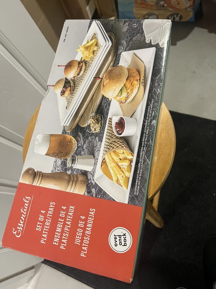 Essentials set of 4 Platters And Trays - Image 1 of 4