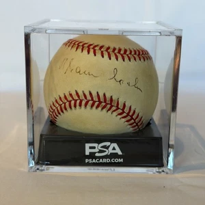 Warren Spahn Autographed Baseball PSA DNA Authenticated - Picture 1 of 2