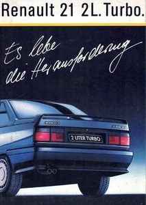 Katalog Prospekt Renault 21 Turbo 12/1987 Deutschland Deutschland - Bild 1 von 2