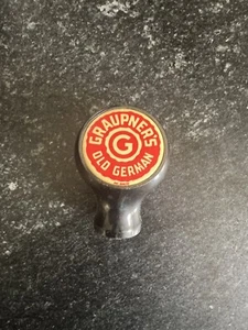 1940's Graupner's Beer Ball Tap Knob Local Harrisburg Brewing Rare Bakelite - Picture 1 of 6