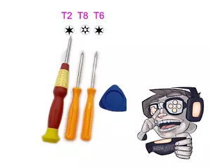 Xbox One Controller Opening Tools, T6 T2 T8 Screwdriver Tool Kit Set & Pry Tool - Picture 1 of 1