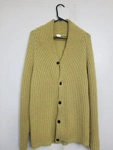 Massimo Alba Laine Fleece Virgin Wool Cardigan Men Size M Knitted - Picture 1 of 12