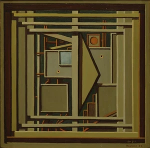 KAY SAGE Surrealism Abstract Art Poster or Canvas Print "Watching the Clock" - Picture 1 of 1