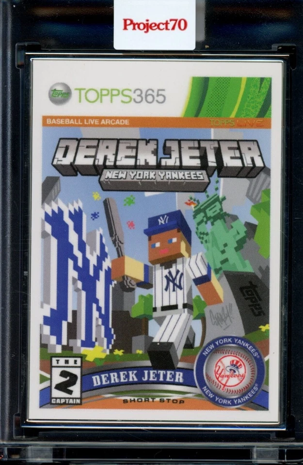 2021 Topps Project 70 Card #622 Derek Jeter 2011 by Ermsy Artist Proof AP #d /51 - Image 1 of 2