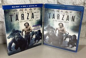 The Legend of Tarzan (Blu-Ray/DVD/Digital, 2016) with Slipcover New SEALED