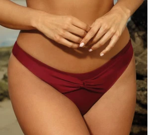 Rosme Swegmark Diana Swim Classic Bikini slip Gr.M UK 12 Weinrot Badeslip - Picture 1 of 4