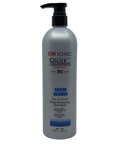 CHI Ionic Color Enhancing Shampoo PH 5.5 Silver Grey Blonde Cool Blonde 25 OZ - Picture 1 of 1