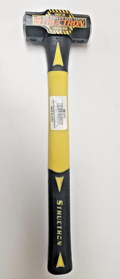 Seymour HE-2FG 2 磅 Engineer Hammer Structron 16 英寸玻璃纤维手柄 — 第 1/2 张图片