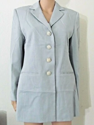 REFLEX коллекции синий кнопка женщин вниз платье куртка Sz 44 - Изображение 1 из 3
