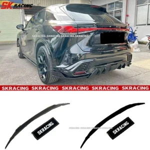 Fits Lexus RX350 500h 2023-2025 Carbon Fiber Rear Tail Trunk Spoiler Wing Lip - Picture 1 of 19