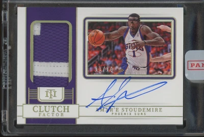 2022 - 23 国家宝藏 Amar'e Stoudemire 离合器因子布贴签名 /14 — 第 1/2 张图片