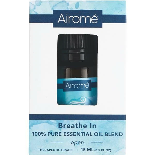 (3)- Calentador de velas Airome Breathe In Blend 15 ml aceite esencial E318 Foto 1 de 1