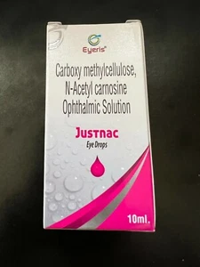 Justnac - Cataract Eye Drops with N-Acetyl-Carnosine (C-NAC) 1.0% - NEW - Picture 1 of 3
