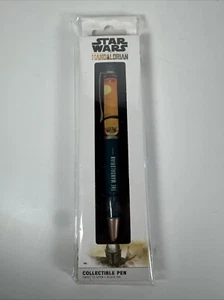 Bolígrafo coleccionable Disney Star Wars Mandalorian con tinta negra Yoda nuevo - Imagen 1 de 3