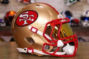 San Francisco 49ers Riddell Speed authentischer Helm - GG Edition 00263 - Bild 1 von 7