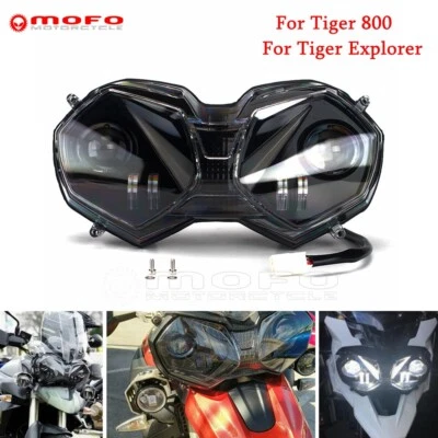 Conjuntos de faros LED Angel Eyes para Tiger 800 y Explorer XC XR XCx 2010-2017 Foto 1 de 4