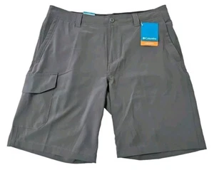 Columbia Men's Cargo Pocket Eaglecrest Outdoor Fishing Shorts - Grey - Size: 34 - Picture 1 of 11