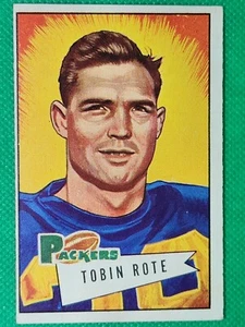 1952 Bowman LARGE #56 Tobin Rote SHARP Green Bay Packers / Rice QUARTERBACK - Picture 1 of 3