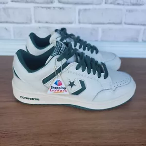 ⭐Converse Tenis Weapon OX Size 5.5 Men's Shoes Leather Green/White A11212C New - Picture 1 of 11