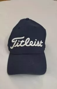 Gorra de golf Titleist gorra de béisbol azul blanco letras correa ajustable trasera - Imagen 1 de 4