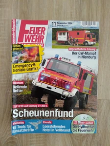 Magazin Heft Zeitschrift Feuerwehr 11 /2014 - Bild 1 von 1