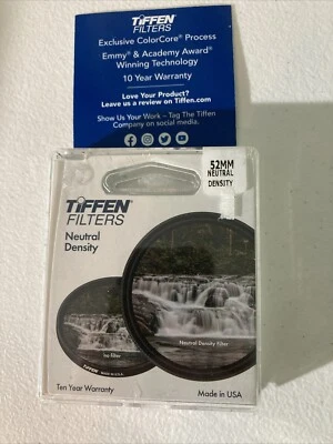 Tiffen Filter 52mm ND 0.6 Neutral Density 4X Open Box Great Condition - Image 1 of 3