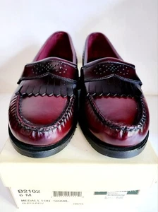 Cole Haan Mantón Medallón Cuero Borgoña Mocasín Zapatos Nuevos En Caja Para Hombre Talla 6 - Imagen 1 de 6