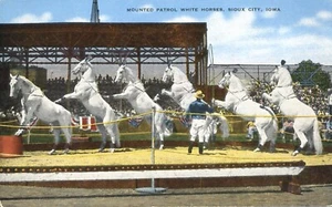 Postal Iowa White Horse Patrol Liberty High School Sioux City - Imagen 1 de 2
