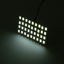 White 36 SMD 5630 LED Dome/Door/Box Light Panel Interior Bulb T10 BA9S Adapter