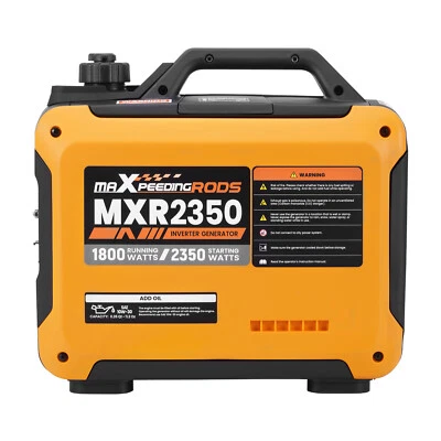 2350W Max Inverter Generator 1.8KW Rated Generators Petrol Pure Sine Camping - Image 1 of 4