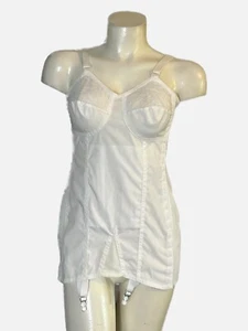 Corland Bianco 34B Cintura Fondo Aperto Giarrettiera Cinghie Corsetto 8044 - Foto 1 di 15