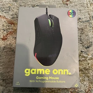 Onn - Gaming Mouse - 14 Programmable Buttons - Wired - Picture 1 of 2