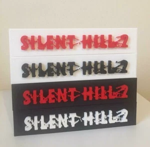 Videojuego con logotipo de Silent Hill 2 - recuerdos de texto de exhibición coleccionables  - Imagen 1 de 6
